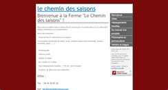 Desktop Screenshot of lechemindessaisons.com
