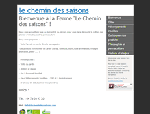 Tablet Screenshot of lechemindessaisons.com